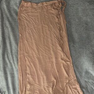 Elegant light pink Wrap Skirt